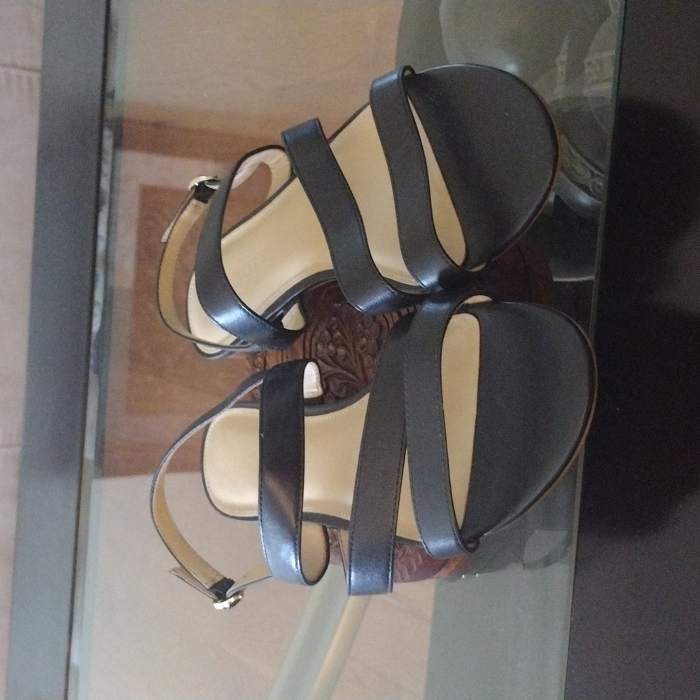 Black Leather Sandals
